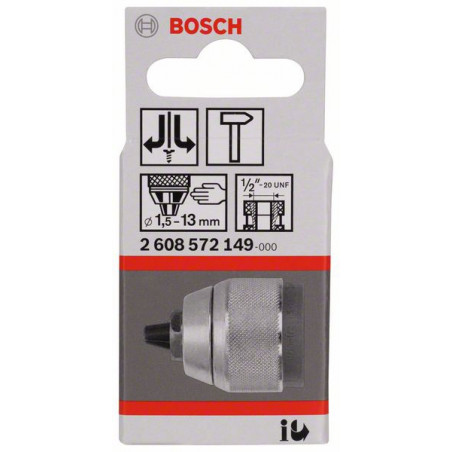 2608572149 Mandrin automatique, chromé Accessoire Bosch pro outils