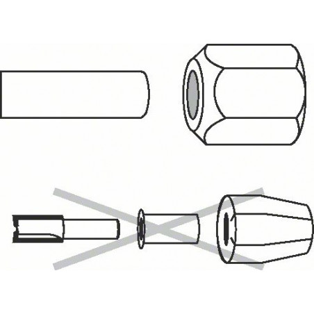 2608570113 Pinces de serrage Accessoire Bosch pro outils