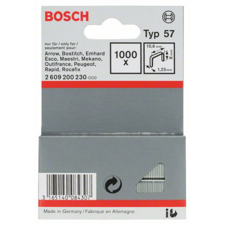 2609200230 Agrafe à fil plat de type 57 Accessoire Bosch pro outils