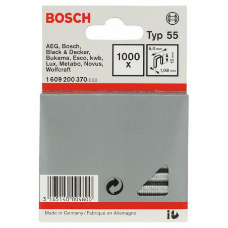 1609200370 Agrafe à dos étroit de type 55 Accessoire Bosch pro outils