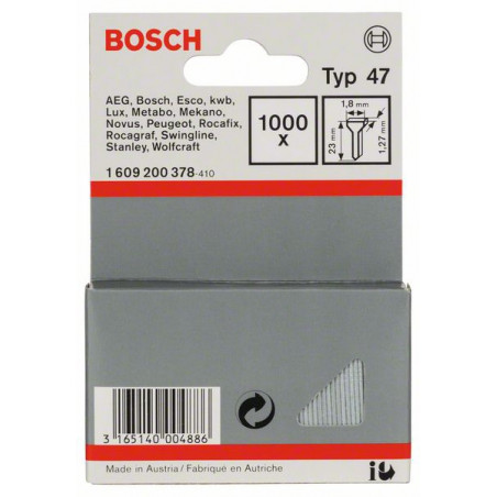 1609200378 Clou type 47 Accessoire Bosch pro outils