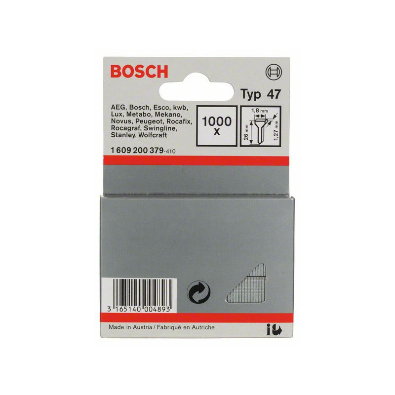 1609200379 Clou type 47 Accessoire Bosch pro outils