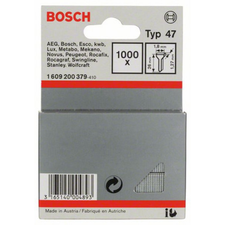 1609200379 Clou type 47 Accessoire Bosch pro outils