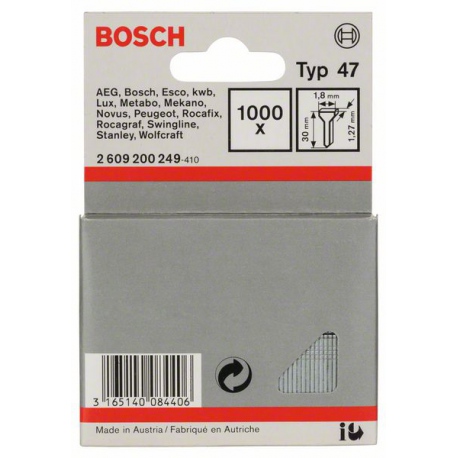 2609200249 Clou type 47 Accessoire Bosch pro outils