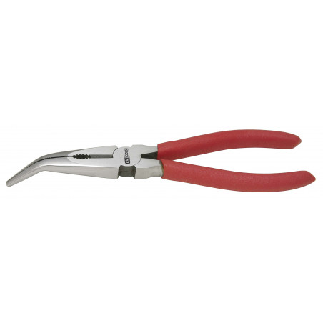 Pince à bec demi-rond coudé 45° standard - 165 mm - KSTOOLS | 115.1318