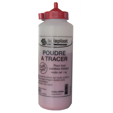 POUDRE A TRACER ROUGE 1000 G - SOFOP TALIAPLAST | 400413