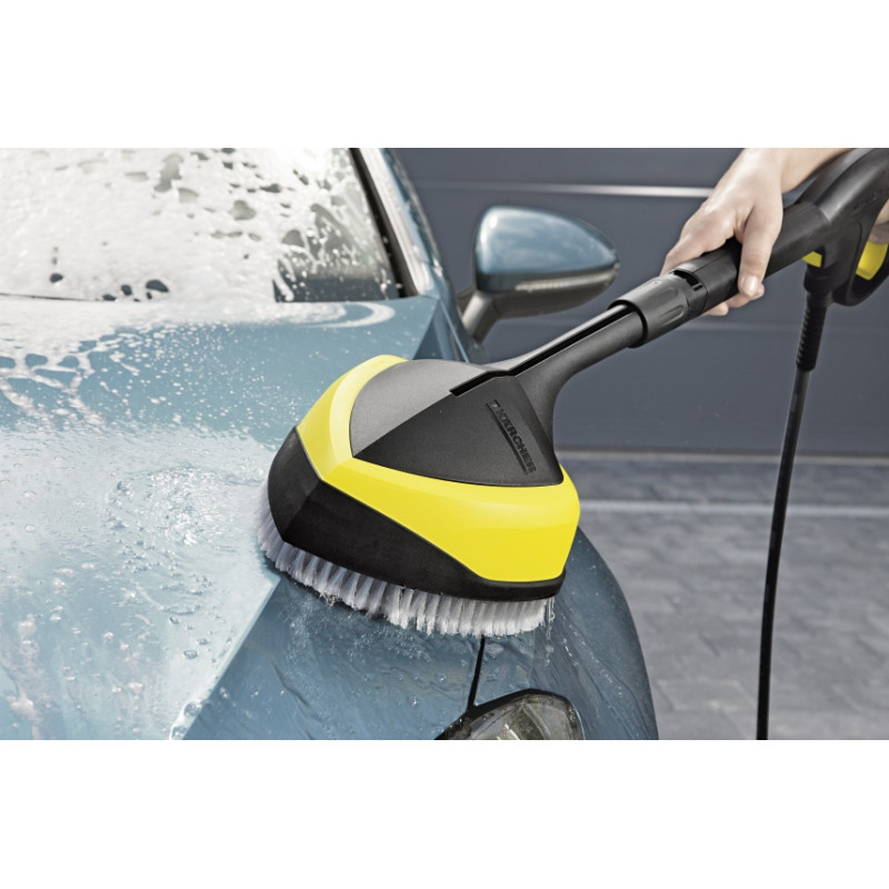 Karcher Noir Jaune Brosse Pour Nettoyeur Haute Pression Kärcher PS 30 Plus - Nettoyage Sans éclaboussures - Avec Raclette Intégrée Accessoire Nettoyage Sol