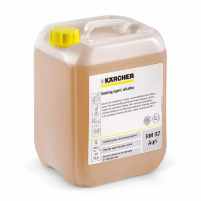 Agent de trempage, alcalin RM 92 AGRI, 10 l Karcher 6.295-656.0