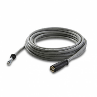 Flexible haute pression 15 m DN 6, raccord AVS dans le pistolet 11 mm, pour le secteur alimentaire, gris Karcher 6.391-654.0