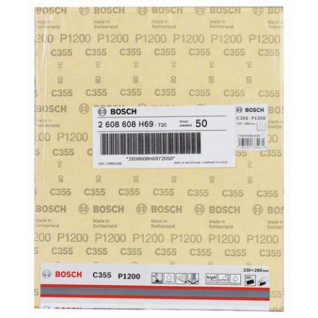 Feuille abrasive/disque abrasif C355 230x280 G Bosch | 2608608H64