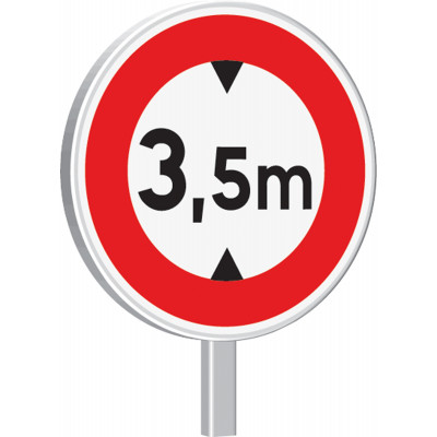 B12-850-Classe 1-Interdiction si hauteur supérieure à.. TALIAPLAST | 523708