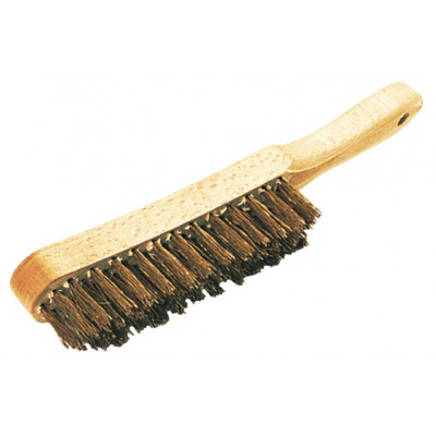 BROSSE METALLIQUE A MANCHE 4 RANGS ACIER LAITONNE TALIAPLAST | 361102