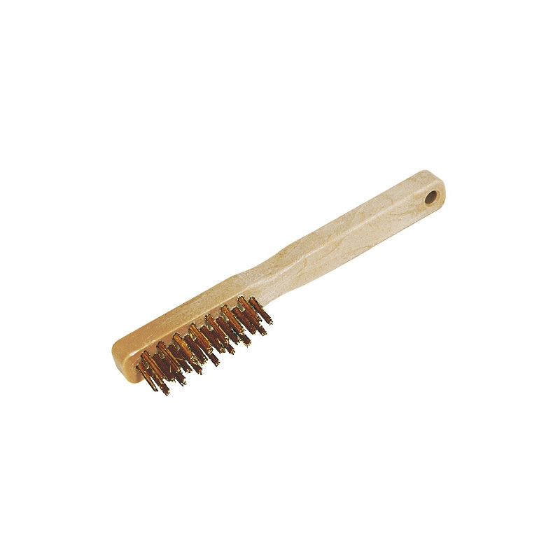 BROSSE METALLIQUE BOUGIE 3 RANGS ACIER LAITONNE TALIAPLAST | 361105