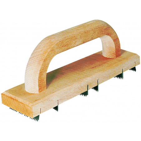 CHEMIN DE FER BOIS 25X7 (AVEC DENTS Pas de 3mm) TALIAPLAST | 301401