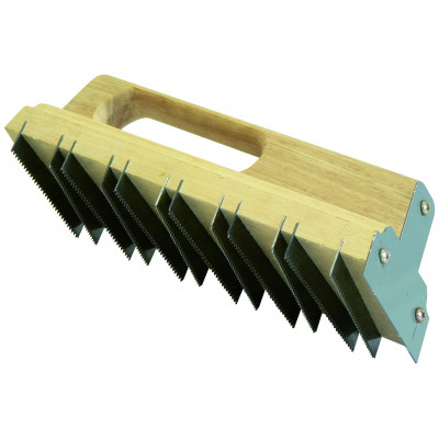 CHEMIN DE FER PLAT 300x40MM (LAMES DENTEES Pas de 2mm) TALIAPLAST | 301422