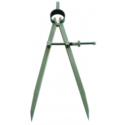 COMPAS A RESSORT A POINTES 150MM ACIER POLI TALIAPLAST | 402504
