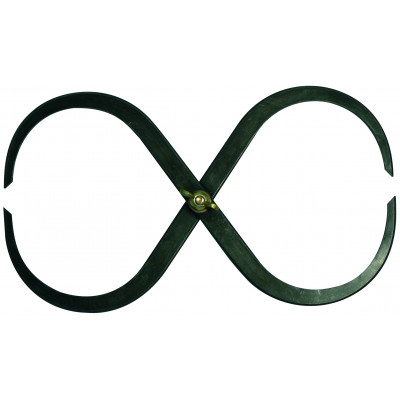 COMPAS GABARIT 200MM ACIER BRUNI TALIAPLAST | 406705