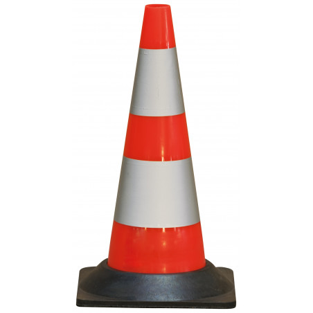 CONE PLASTIQUE FLUO 50CM RETRO CLASSE 2 1,850KG TALIAPLAST | 520801
