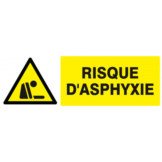 626329 | DANGER RISQUE D' ASPHYXIE 330x120mm TALIAPLAST