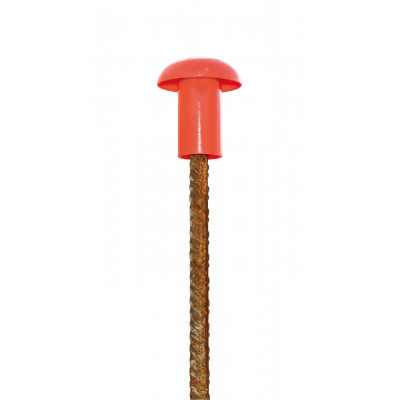 EMBOUT DE SECURITE ROUGE FLUO (SAC DE 25) TALIAPLAST | 600411