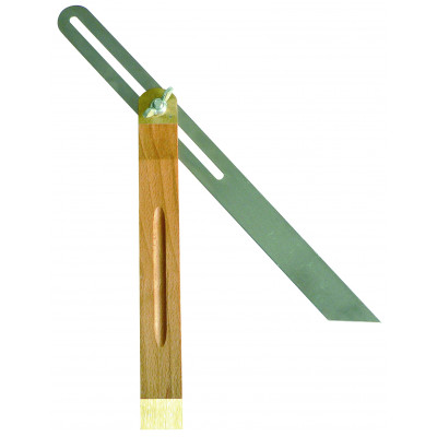 FAUSSE EQUERRE A COULISSE 20CM TALON BOIS + LAITON TALIAPLAST | 460960