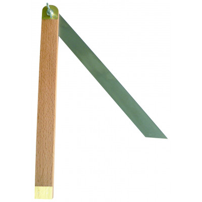 FAUSSE EQUERRE TALON BOIS 20CM 2 GARNITURES LAITON TALIAPLAST | 460954