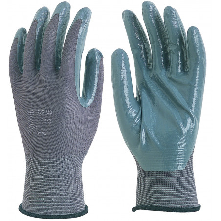 GANTS POLYAMIDE ENDUITS NITRILE (TAILLE 10)(PAIRE) TALIAPLAST | 371138
