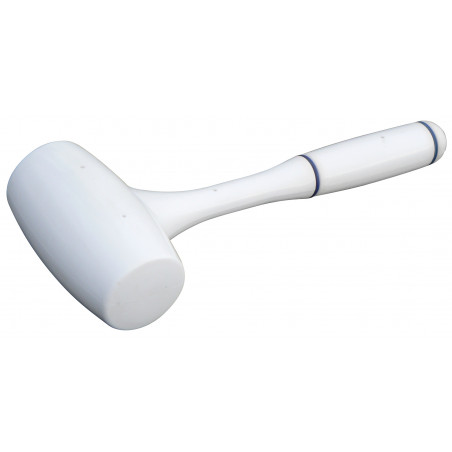 MAILLET CARRELEUR MONOBLOC BLANC DIAM.60MM TALIAPLAST | 471005