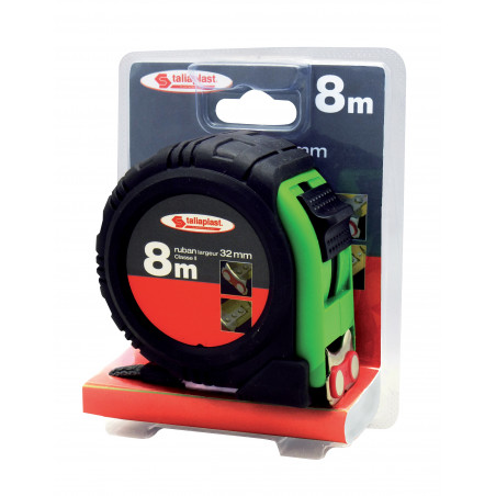 OCTUPLE METRE BOITIER BI-MATIERE 32MM (BLISTER) TALIAPLAST | 490663