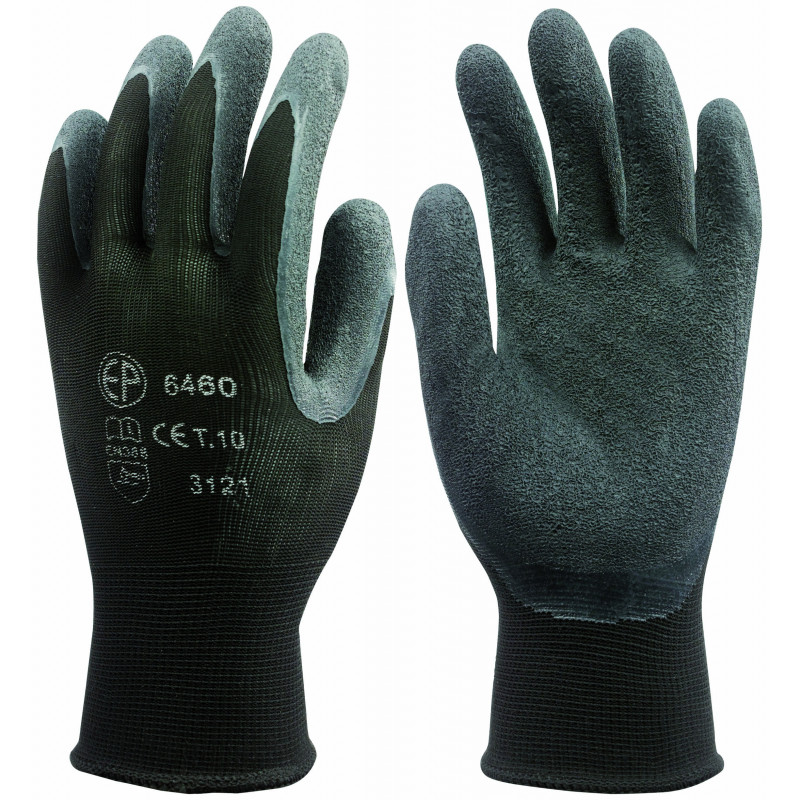 PAIRE DE GANTS NYLON ENDUITS LATEX (TAILLE 10) TALIAPLAST | 371149