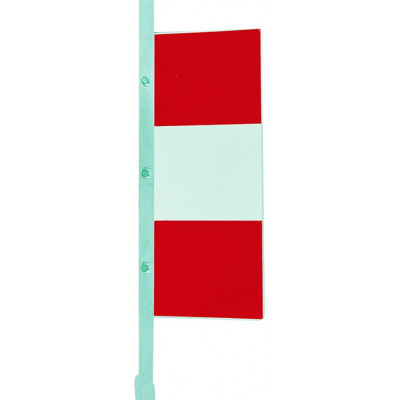 PIQUET DE CHANTIER K5B 2 FACES RETROREFLECHISSANTES TALIAPLAST | 520102