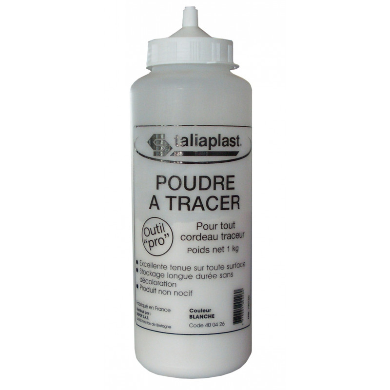 POUDRE A TRACER BLANC 1000G TALIAPLAST | 400426