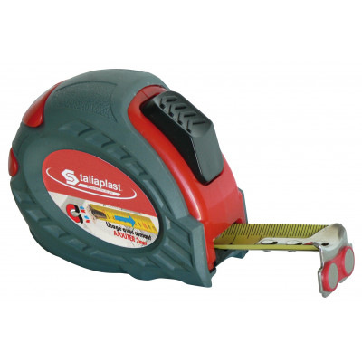 QUINTUPLE METRE AIMANTE BI-MATIERE 25MM (BLISTER) TALIAPLAST | 490772