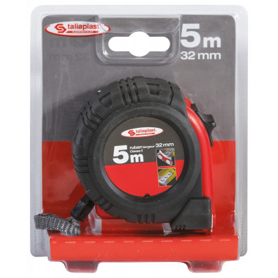 QUINTUPLE METRE BOITIER BI-MATIERE 32MM (BLISTER) TALIAPLAST | 490662