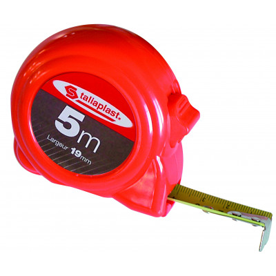 QUINTUPLE METRE BOITIER FLUO JAUNE 19MM TALIAPLAST | 490201