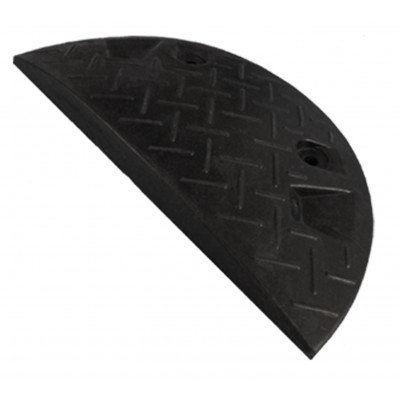 RALENTISSEUR 1/2 ROND NOIRE 25X40X5 TALIAPLAST | 520506