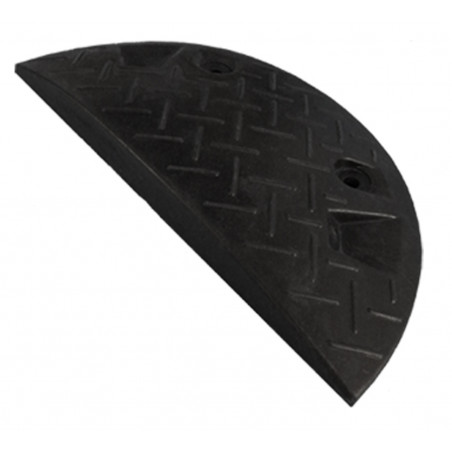 RALENTISSEUR 1/2 ROND NOIRE 25X40X5 TALIAPLAST | 520506