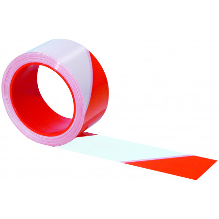 RUBAN "RUBAFORT" ROUGE BLANC 200MX75MM TALIAPLAST | 540607