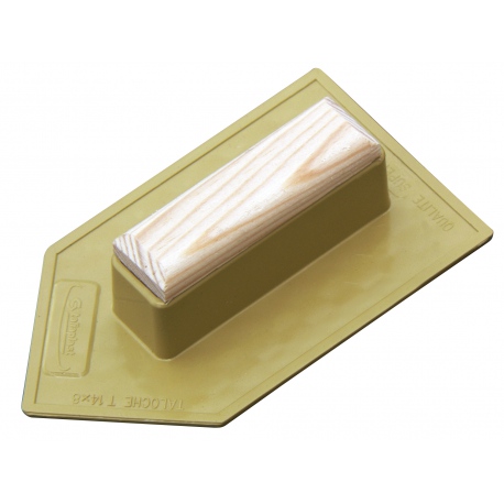 TALOCHE ABS 14x8CM POINTUE JAUNE TALIAPLAST | 300107