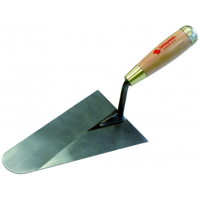 TRUELLE LISSEUSE BOUT ROND SOUDEE 18CM MANCHE BOIS TALIAPLAST | 430801