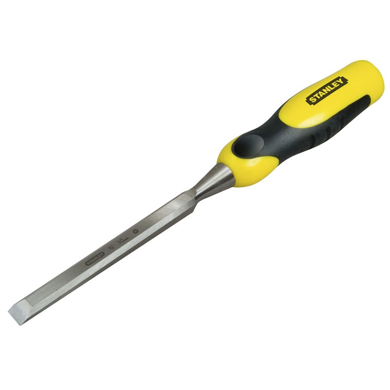 Ciseau à Bois Biseauté Draper 83277 - Lame 6 Mm Acier Carbone, Poignée Polypropylène Antichoc