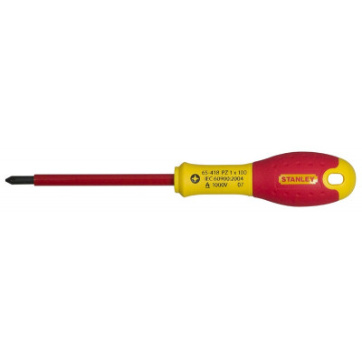 TOURNEVIS POZIDRIV ISOLE 1000V PZ0X75MM FATMAX - STANLEY FRANCE | 0-65-417