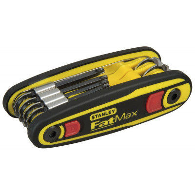CLE MALE SUR SUPPORT VERROUILLABLE - JEU DE 8 PIÈCES  STANLEY FATMAX 0-97-552