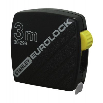MÈTRE A RUBAN MESURE 3M X 12,7MM EUROLOCK STANLEY 1-30-299