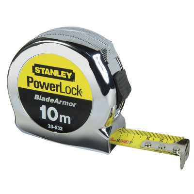 MÈTRE A RUBAN MESURE BLADE ARMOR 8M X 25MM POWERLOCK STANLEY 1-33-527