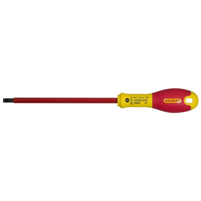 TOURNEVIS ELECTRICIEN ISOLE 1000V 3,5 X 75MM   STANLEY FATMAX 1-65-411