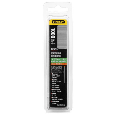 CLOUS 25MM - BOITE DE 1000 PIÈCES STANLEY 1-SWKBN100T