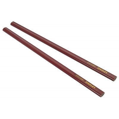 CRAYON DE CHARPENTIER 30CM - CORPS ROUGE STANLEY STHT1-72997