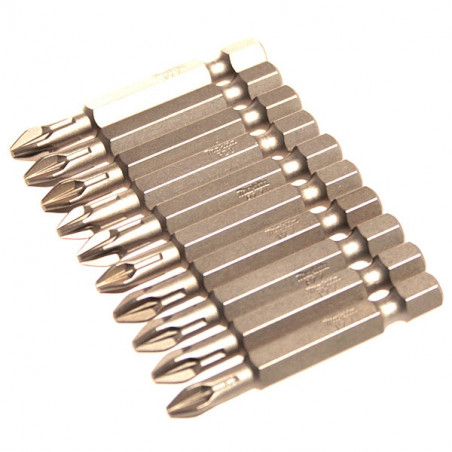 Makita P-06127 Embouts longs 50 mm POZIDRIV (Pz) Hexa 1/4''
