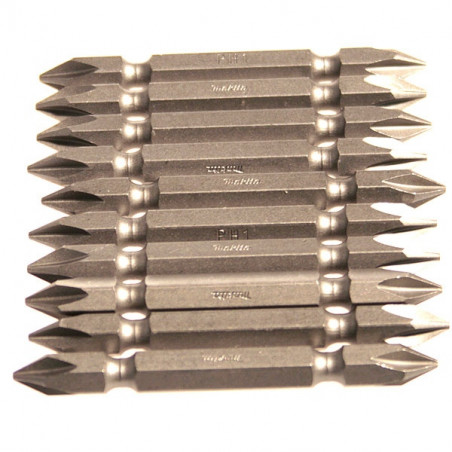 Makita P-20812 Embouts doubles PHILLIPS (Ph) Hexa 1/4'' Forme ''NZ''